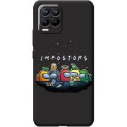 Черный чехол BoxFace Realme 8 Among Us Impostors