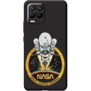 Черный чехол BoxFace Realme 8 NASA Spaceship