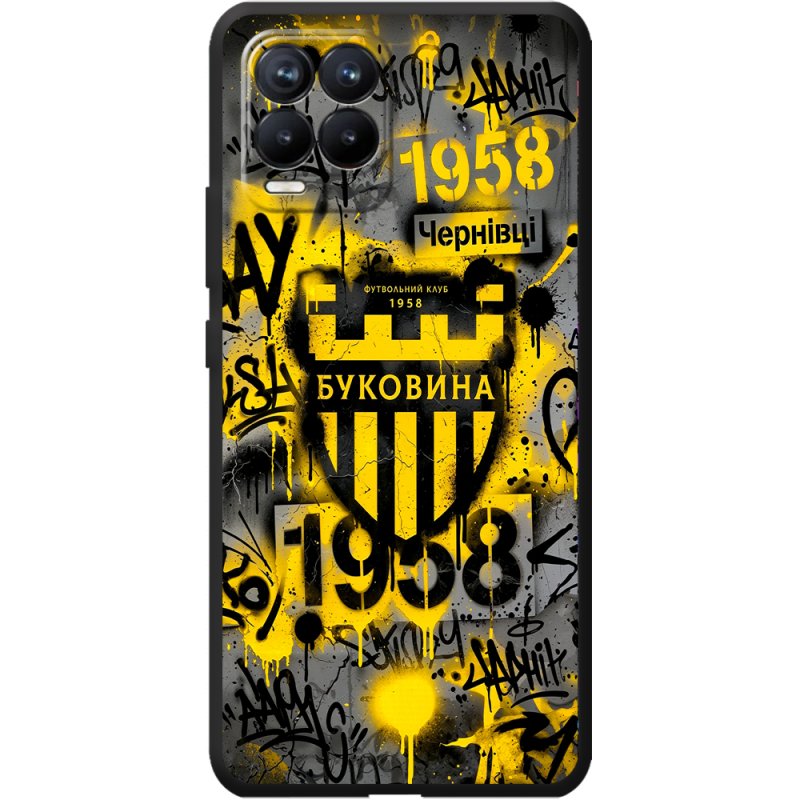Черный чехол BoxFace Realme 8 