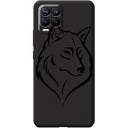 Черный чехол BoxFace Realme 8 Wolf