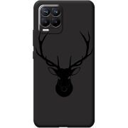 Черный чехол BoxFace Realme 8 Deer