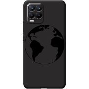 Черный чехол BoxFace Realme 8 Earth