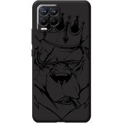 Черный чехол BoxFace Realme 8 Bear King