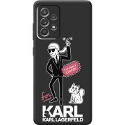Черный чехол BoxFace Samsung A525 Galaxy A52 For Karl