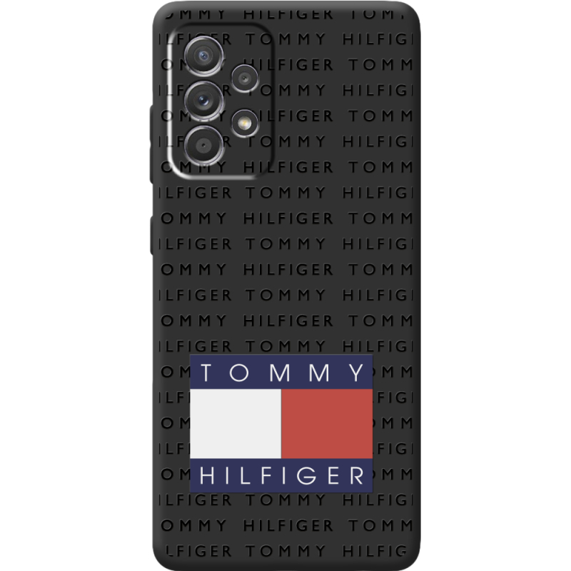 Черный чехол BoxFace Samsung A525 Galaxy A52 Tommy Print