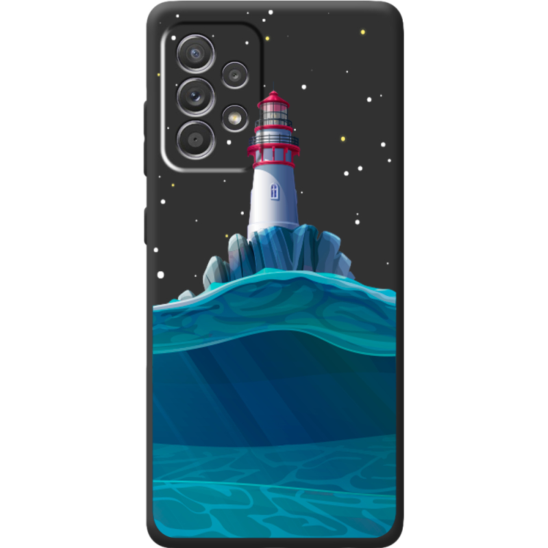 Черный чехол BoxFace Samsung A525 Galaxy A52 Lighthouse