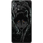 Черный чехол BoxFace Samsung A525 Galaxy A52 Wolf