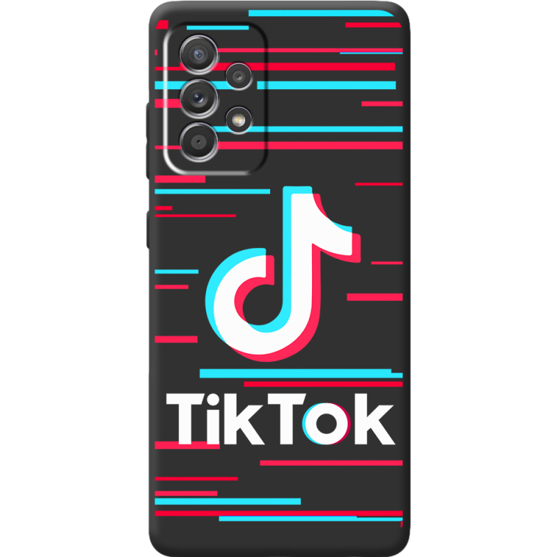 Черный чехол BoxFace Samsung A525 Galaxy A52 Tik Tok