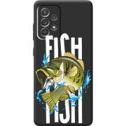 Черный чехол BoxFace Samsung A525 Galaxy A52 Fish