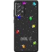 Черный чехол BoxFace Samsung A525 Galaxy A52 Among Us Invisible