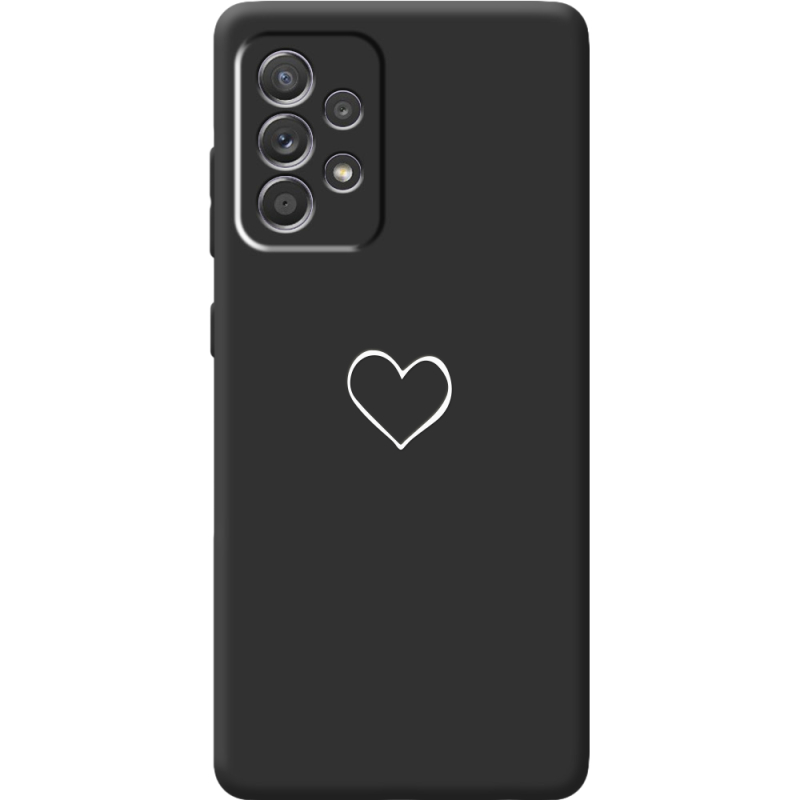 Черный чехол BoxFace Samsung A525 Galaxy A52 My Heart