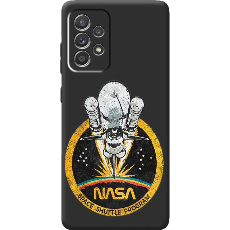 Черный чехол BoxFace Samsung A525 Galaxy A52 NASA Spaceship