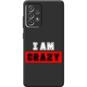 Черный чехол BoxFace Samsung A525 Galaxy A52 I'm Crazy