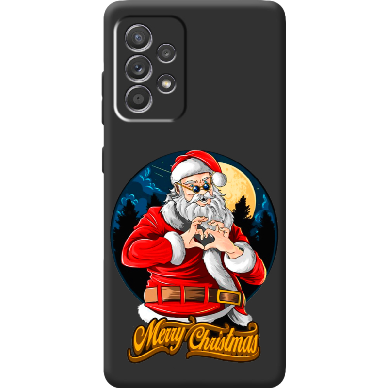 Черный чехол BoxFace Samsung A525 Galaxy A52 Cool Santa