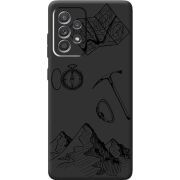 Черный чехол BoxFace Samsung A525 Galaxy A52 Mountains