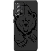 Черный чехол BoxFace Samsung A525 Galaxy A52 Grizzly Bear
