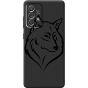Черный чехол BoxFace Samsung A525 Galaxy A52 Wolf