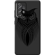 Черный чехол BoxFace Samsung A525 Galaxy A52 Owl