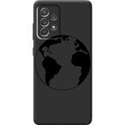 Черный чехол BoxFace Samsung A525 Galaxy A52 Earth