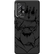 Черный чехол BoxFace Samsung A525 Galaxy A52 Bear King