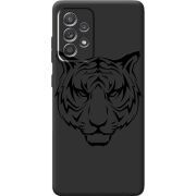 Черный чехол BoxFace Samsung A525 Galaxy A52 Tiger
