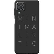 Черный чехол BoxFace Samsung A125 Galaxy A12 Minimalistic