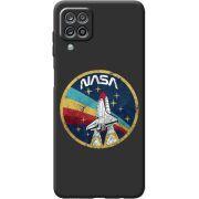 Черный чехол BoxFace Samsung A125 Galaxy A12 NASA