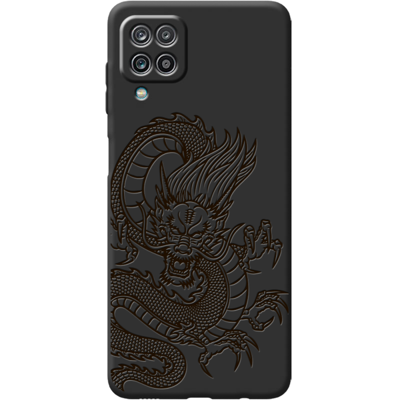 Черный чехол BoxFace Samsung A125 Galaxy A12 Chinese Dragon