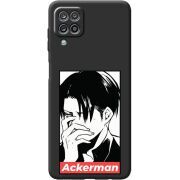 Черный чехол BoxFace Samsung A125 Galaxy A12 Attack On Titan - Ackerman