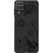 Черный чехол BoxFace Samsung A125 Galaxy A12 Mountains