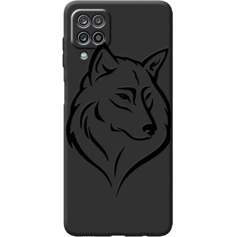 Черный чехол BoxFace Samsung A125 Galaxy A12 Wolf