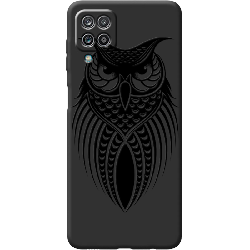 Черный чехол BoxFace Samsung A125 Galaxy A12 Owl