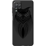 Черный чехол BoxFace Samsung A125 Galaxy A12 Owl