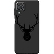 Черный чехол BoxFace Samsung A125 Galaxy A12 Deer
