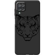Черный чехол BoxFace Samsung A125 Galaxy A12 Tiger