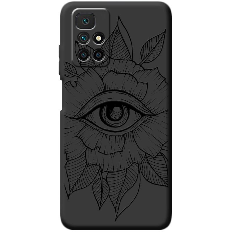 Черный чехол BoxFace Xiaomi Redmi 10 Eye