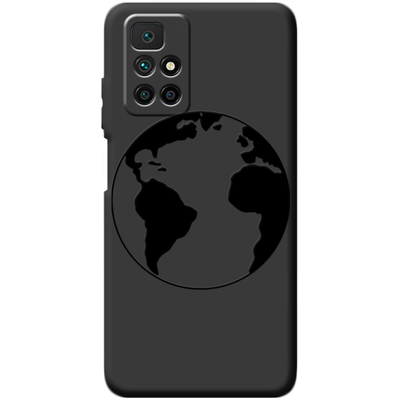 Черный чехол BoxFace Xiaomi Redmi 10 Earth