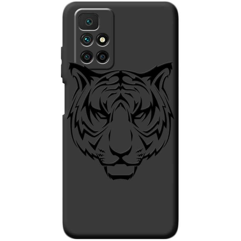 Черный чехол BoxFace Xiaomi Redmi 10 Tiger