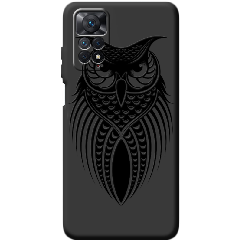 Черный чехол BoxFace Xiaomi Redmi Note 11 Pro / Note 11 Pro 5G Owl