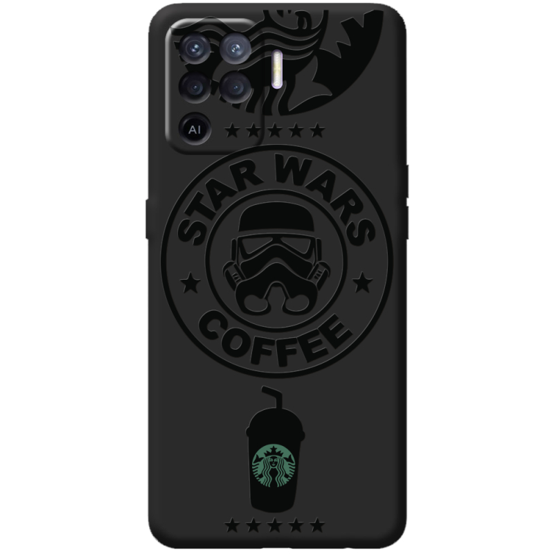 Черный чехол BoxFace OPPO Reno5 Lite Dark Coffee