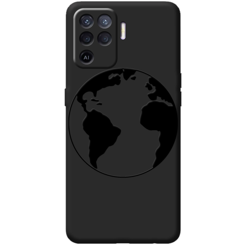 Черный чехол BoxFace OPPO Reno5 Lite Earth