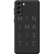 Черный чехол BoxFace Samsung Galaxy S21 FE (G990) Minimalistic