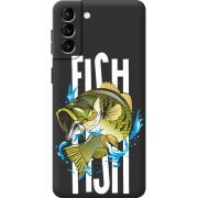 Черный чехол BoxFace Samsung Galaxy S21 FE (G990) Fish