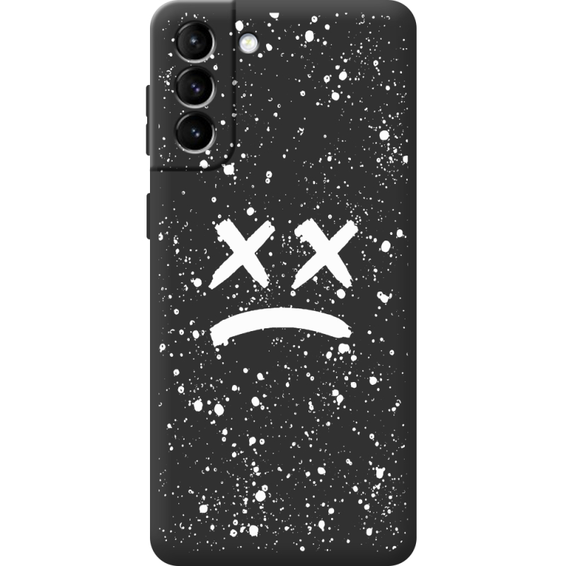 Черный чехол BoxFace Samsung Galaxy S21 FE (G990) Sad Way