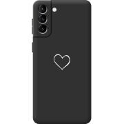 Черный чехол BoxFace Samsung Galaxy S21 FE (G990) My Heart