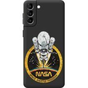 Черный чехол BoxFace Samsung Galaxy S21 FE (G990) NASA Spaceship