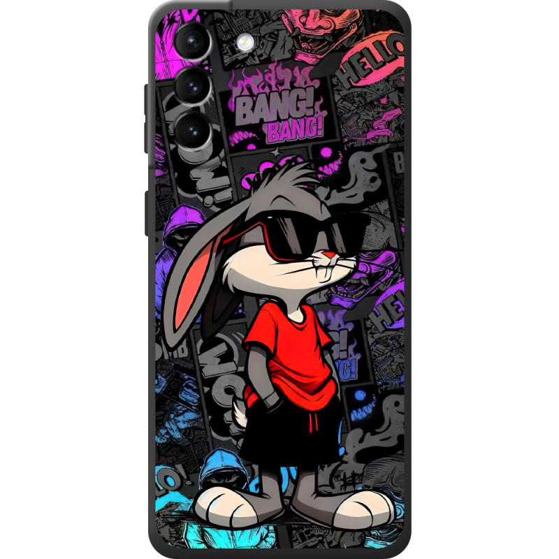 Черный чехол BoxFace Samsung Galaxy S21 FE (G990) Малий вухань