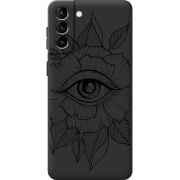 Черный чехол BoxFace Samsung Galaxy S21 FE (G990) Eye