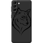 Черный чехол BoxFace Samsung Galaxy S21 FE (G990) Wolf