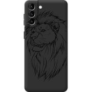 Черный чехол BoxFace Samsung Galaxy S21 FE (G990) Lion